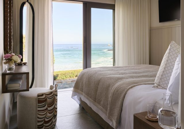 Nalu Villa, Glen Beach, Cape Town, South Africa. Client: Zambezi Crescent. Interior Designer & Stylist: Jena Gradwell. Photographer: Mark Williams.