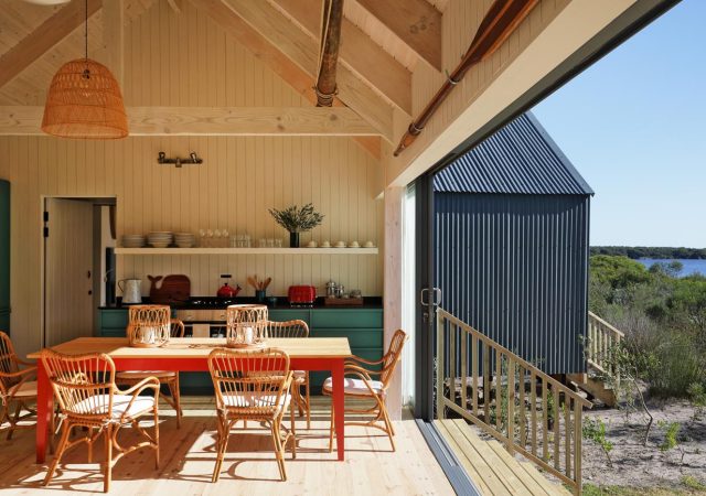 Coot Club - Port Boathouse - Dining and Kitchen with side view