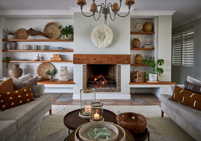 Downstairs living room fire